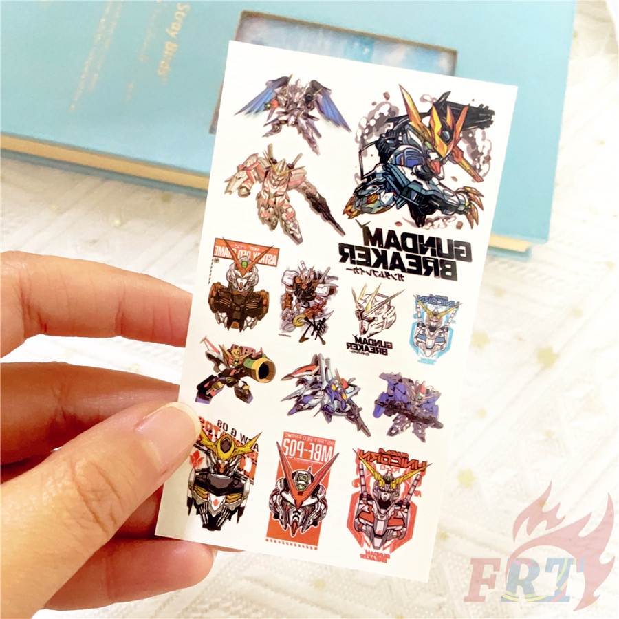 ❣️1 Tấm Hình Xăm Dán Mini Gundam Breaker Series 02❣️ Hình Xăm Dán Chống Thấm Nước Quyến Rũ