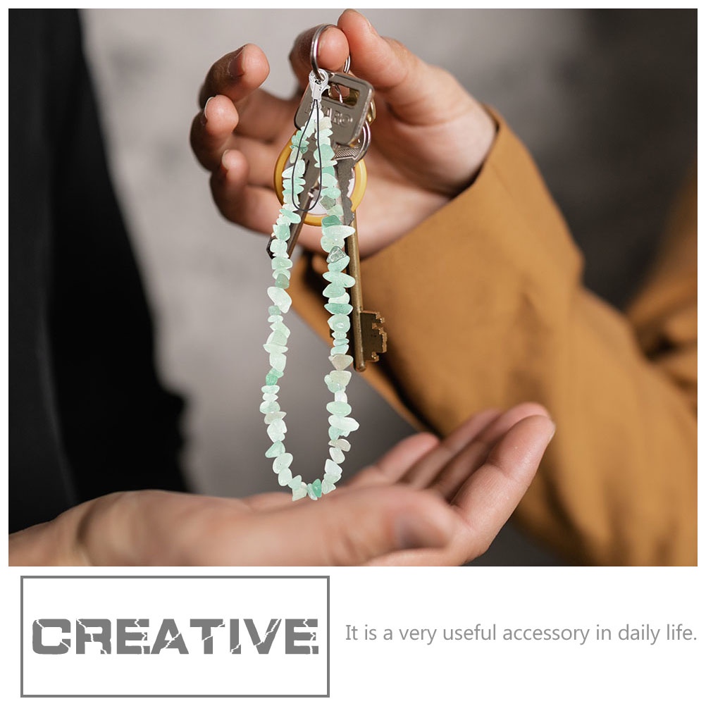 Set 2 Dây Đeo Cổ Tay Xỏ Hạt Gắn Điện Thoại Máy Ảnh Tiện Dụng