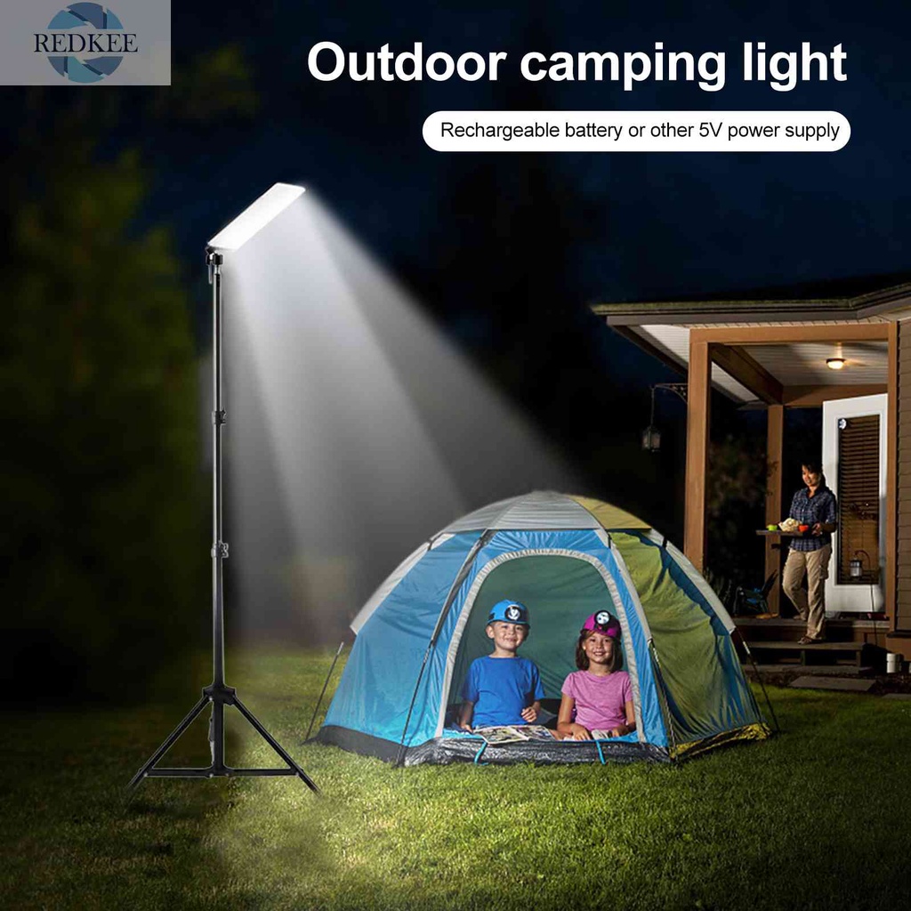 Đèn Cắm Trại 1680LM 18W Màu Đen Kèm Chân Đế