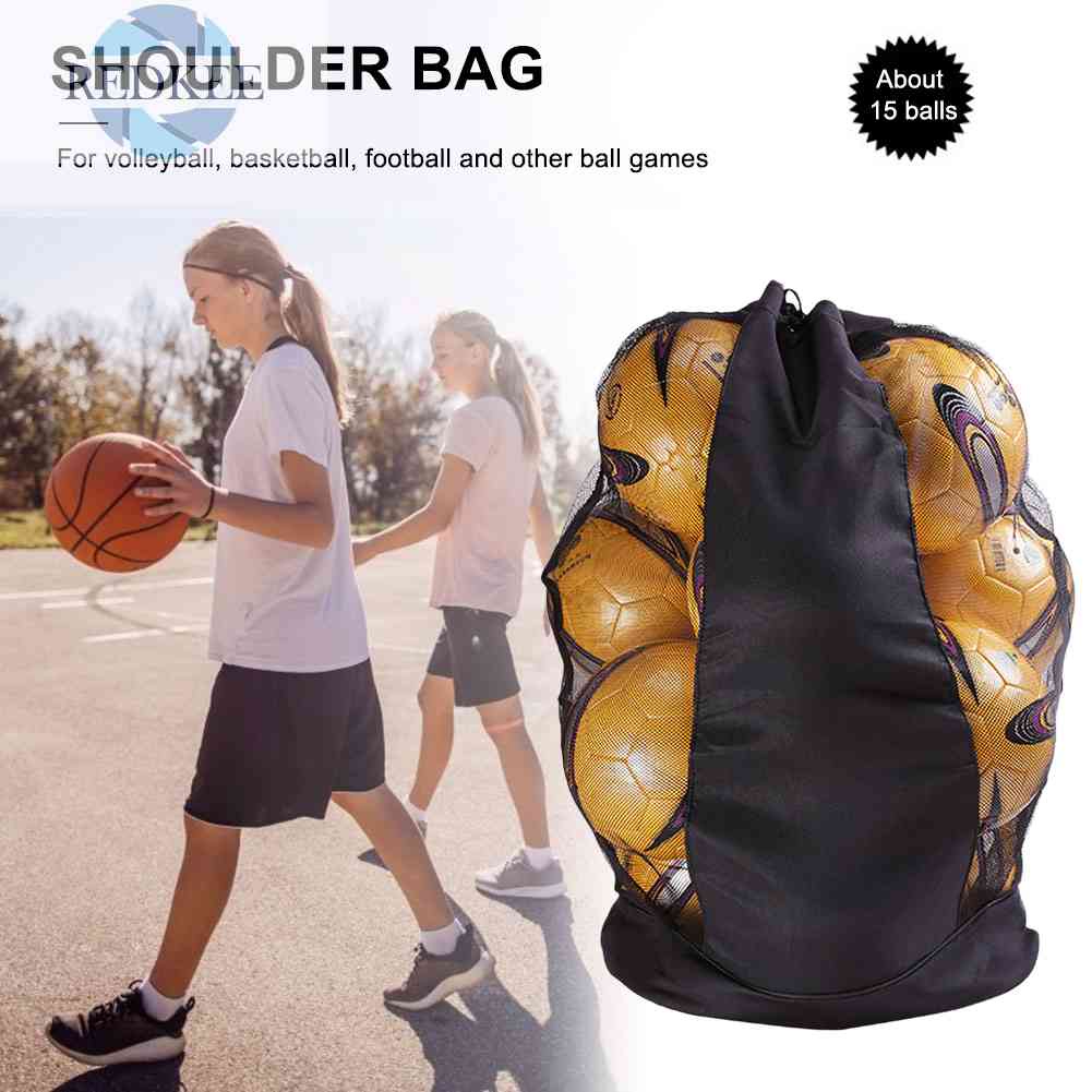 Túi Lưới Rút Đựng Bóng Rổ, Bóng Đá