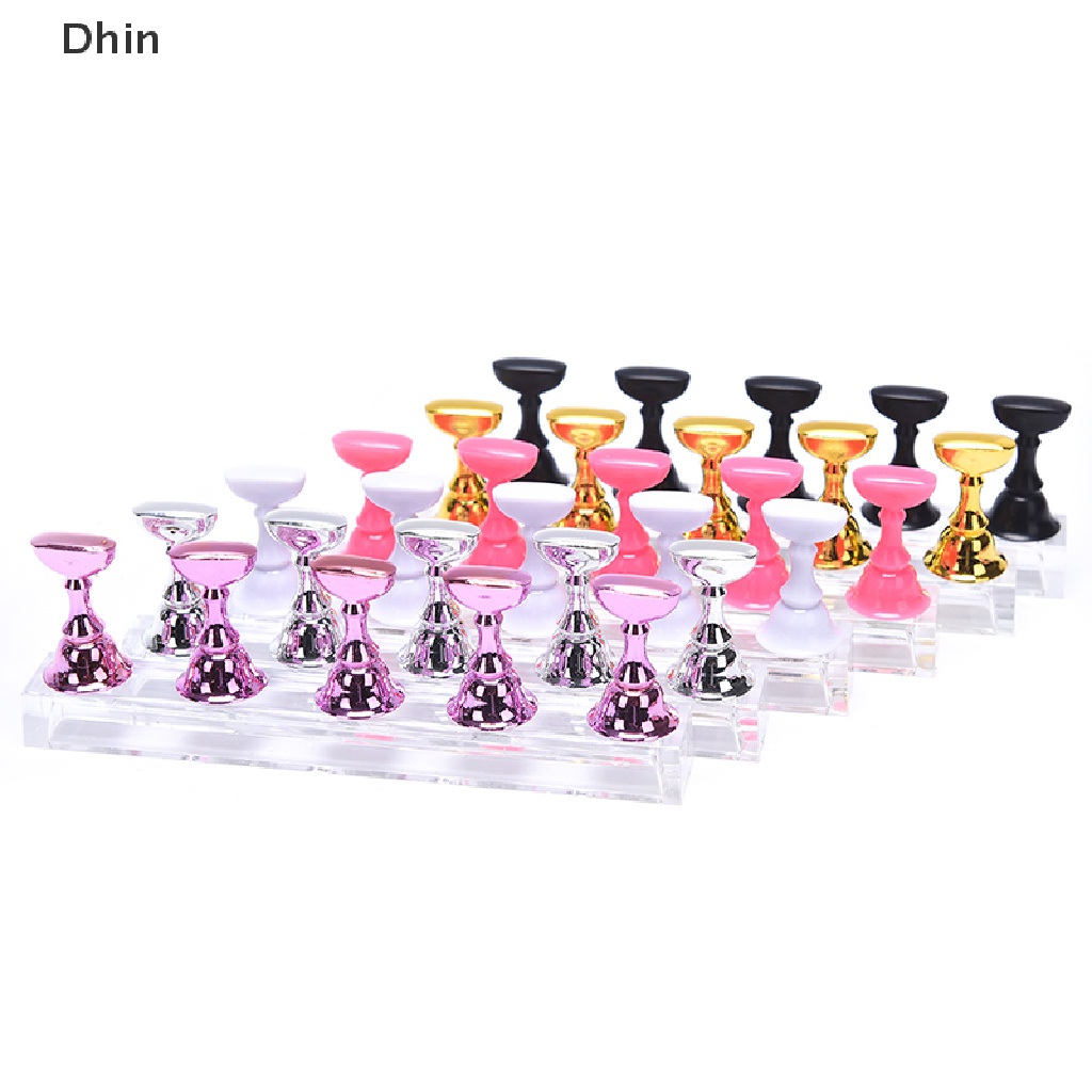 1 Bộ Giá Đỡ Trưng Bày Móng Tay Bằng Acrylic Pha Lê