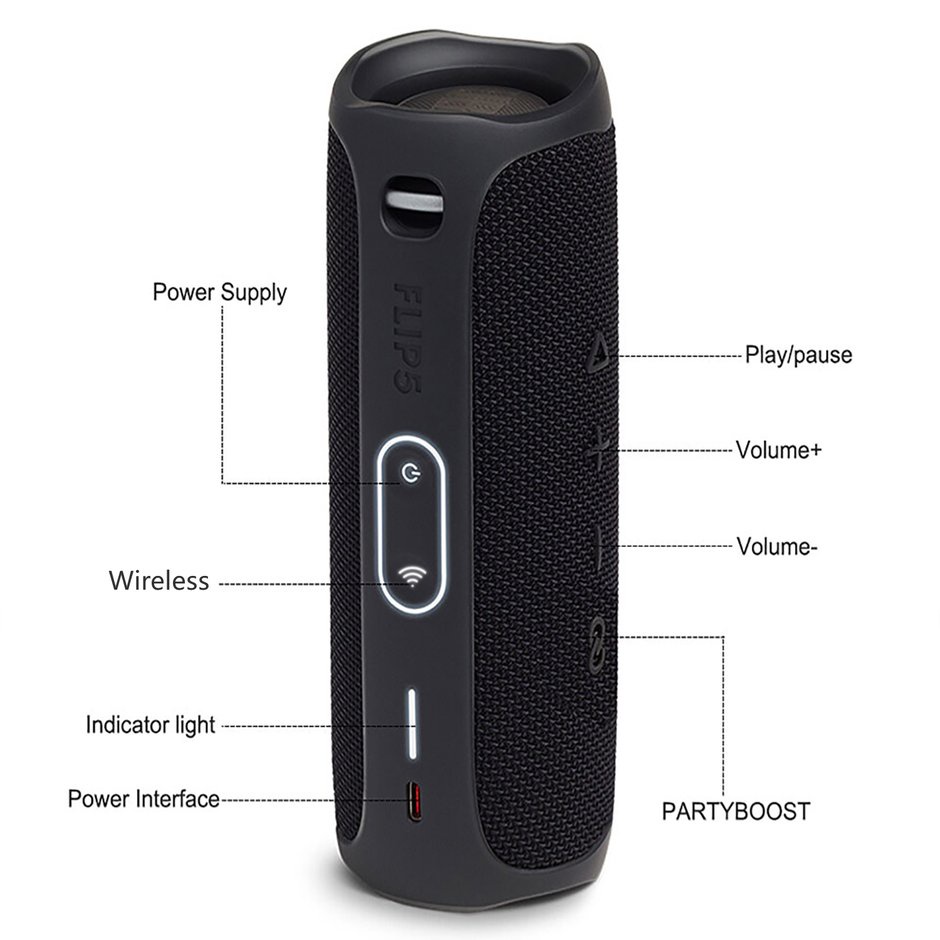 Flip5 Outdoor Mini Loa không dây ngoài trời cưỡi ngựa di động không thấm nước