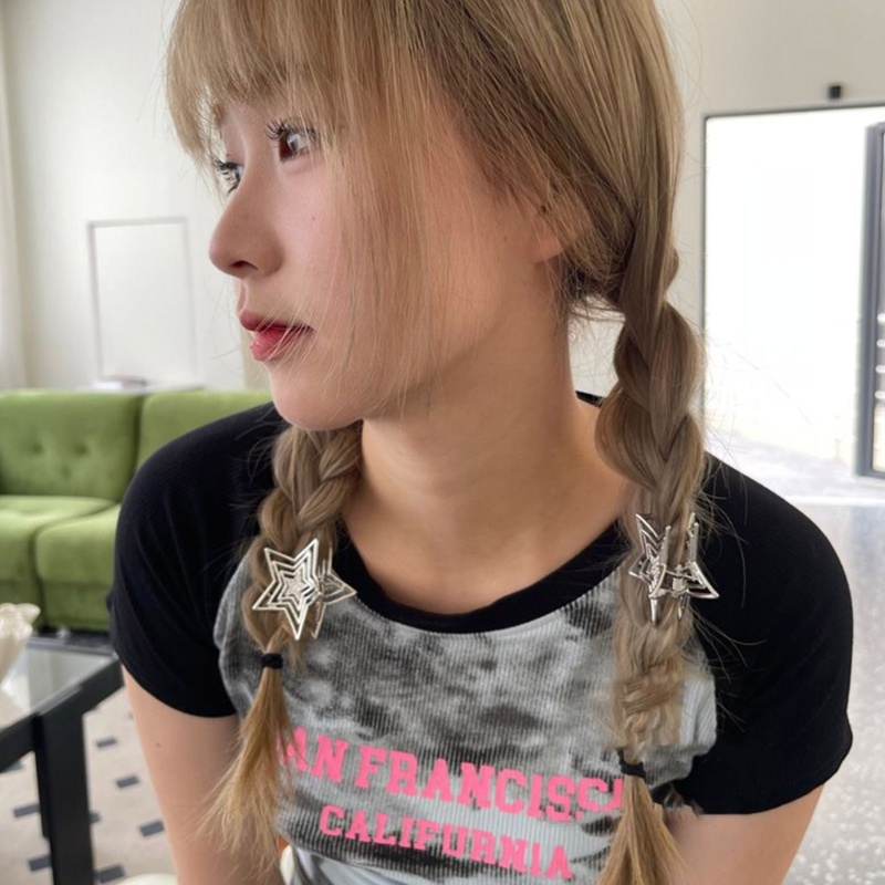 Kẹp Tóc Càng Cua Nhỏ Bằng Kim Loại Mỏng Tạo Kiểu Tóc Cho Nữ