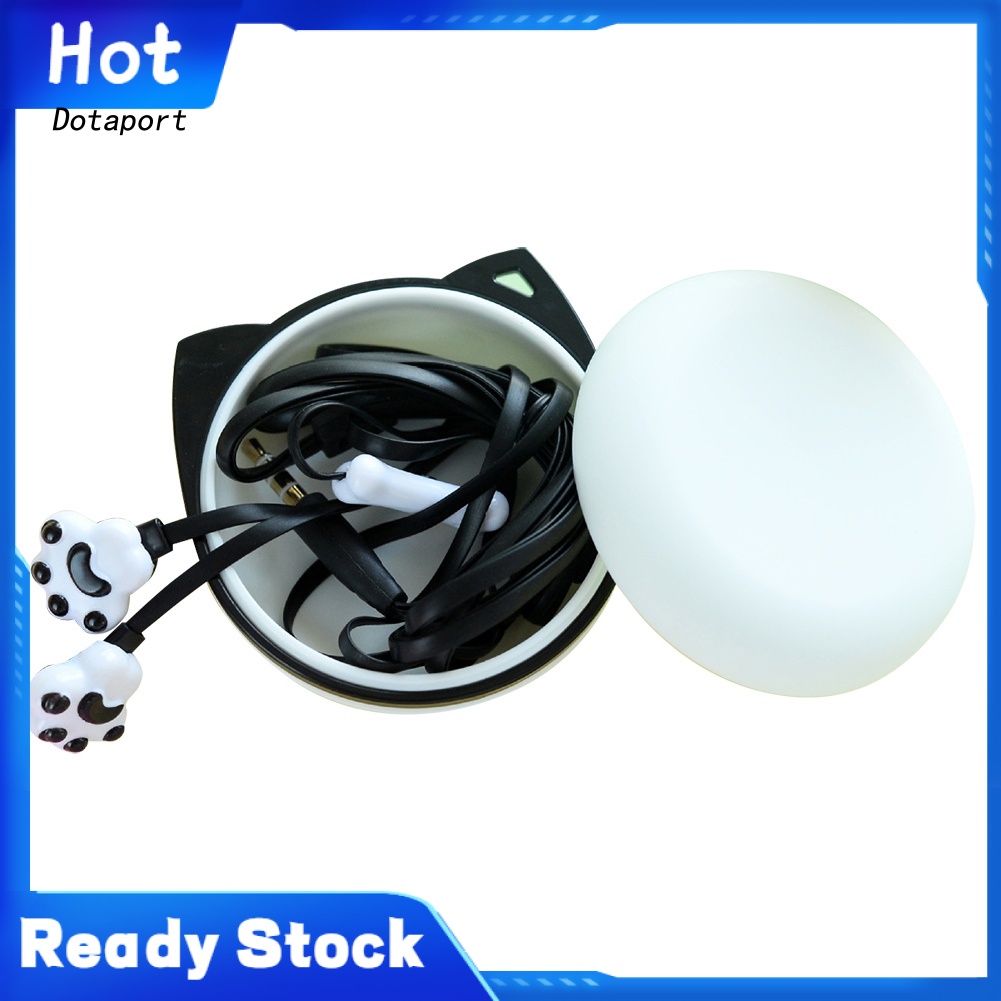 Tai Nghe Chụp Tai KDDT- Giắc Cắm 3.5mm Hình Chân Mèo Dễ Thương