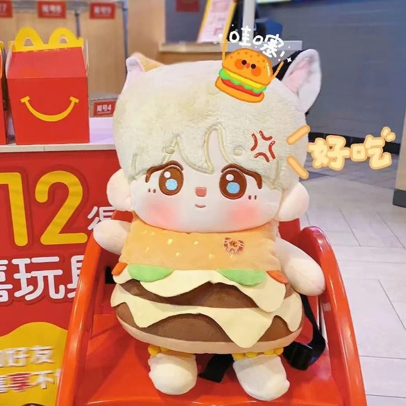 Quần Áo Cho Búp Bê Em Bé 20cm Bằng Cotton Túi Đi Chơi