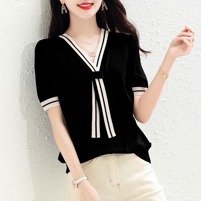 Áo Thun Ngắn Tay Màu Sắc Thời Trang Dành Cho Nữ
