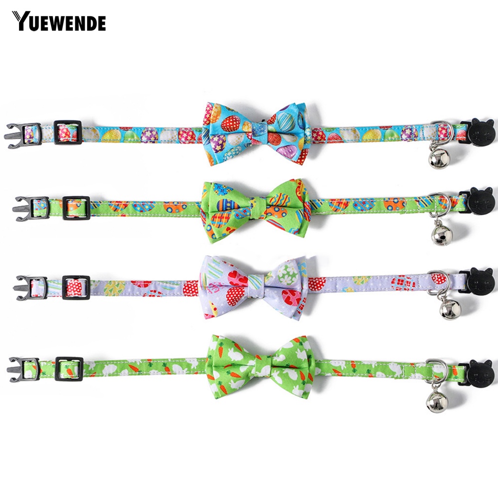 Vòng Cổ Gắn Nơ Mềm Mại Thời Trang Dành Cho Mèo Cưng