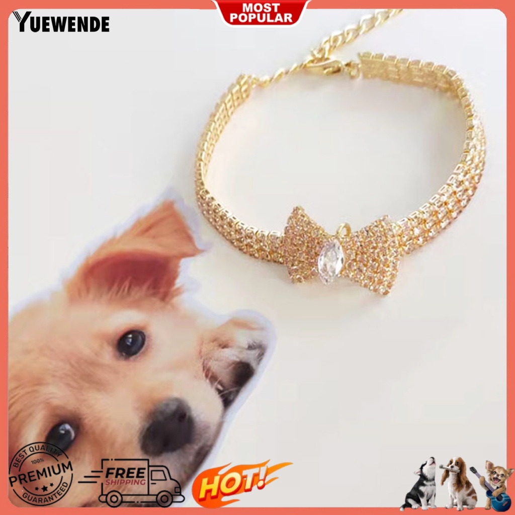 Vòng Cổ Đính Đá Dễ Sử Dụng Cho Thú Cưng