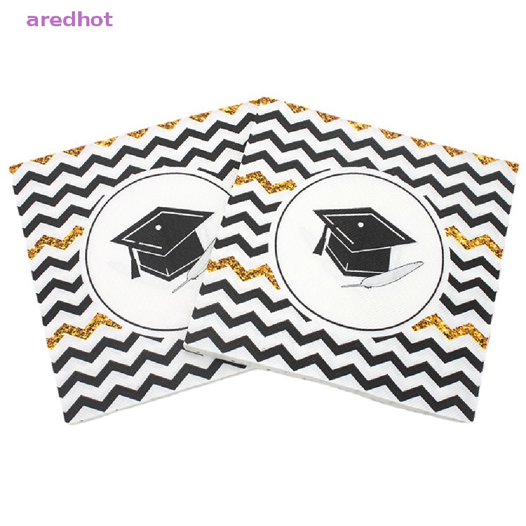 Khăn Ăn 2 Lớp Hình Nón Tốt Nghiệp Mới