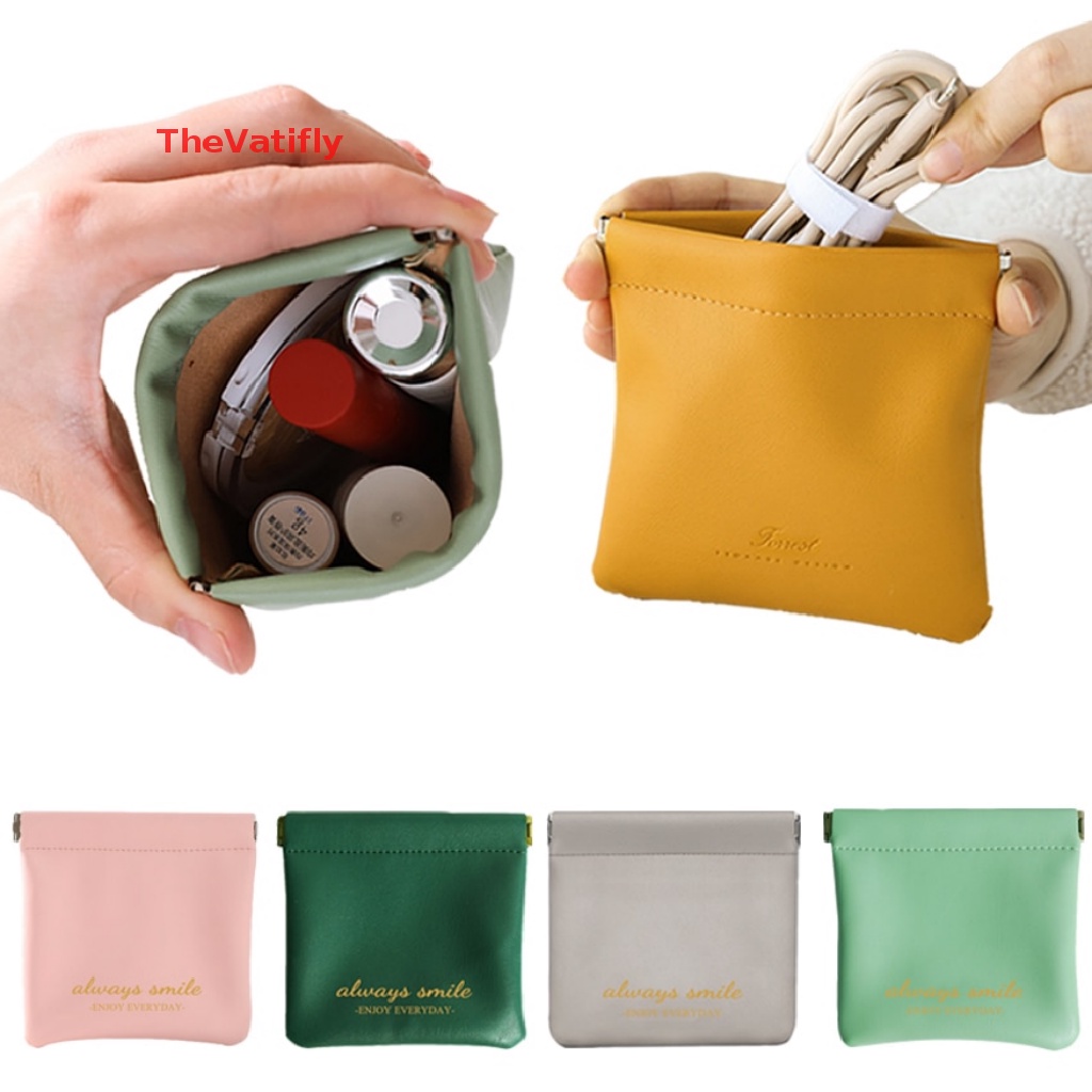 [Thevalifly] Túi Đựng Tai Nghe Airpods Bằng Da PU Có Dây Đeo Hình Đôi Môi