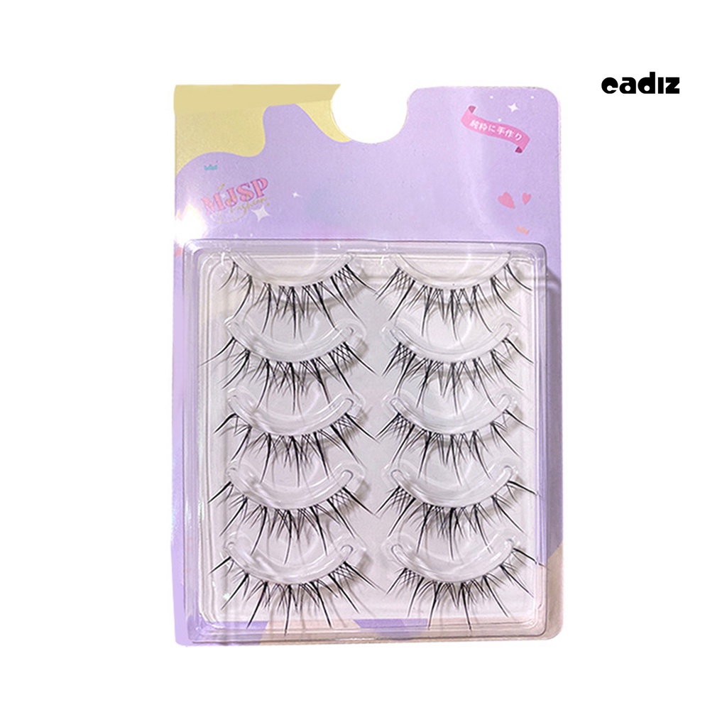 1 Hộp Lông Mi Giả 3D Hiệu Ứng Cong Dày Tự Nhiên