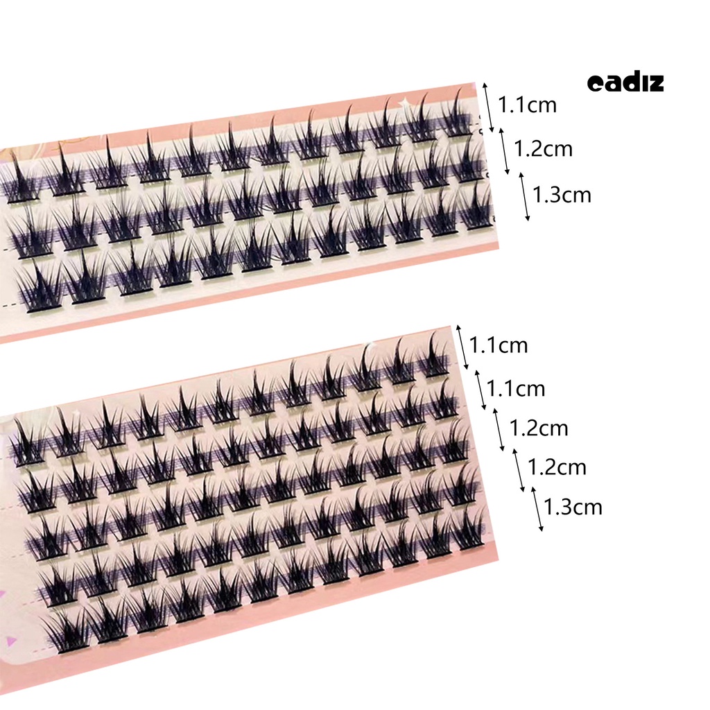 Set 36 / 60 Lông Mi Giả Xoăn Dày Tự Nhiên Hiệu Ứng 3D DIY