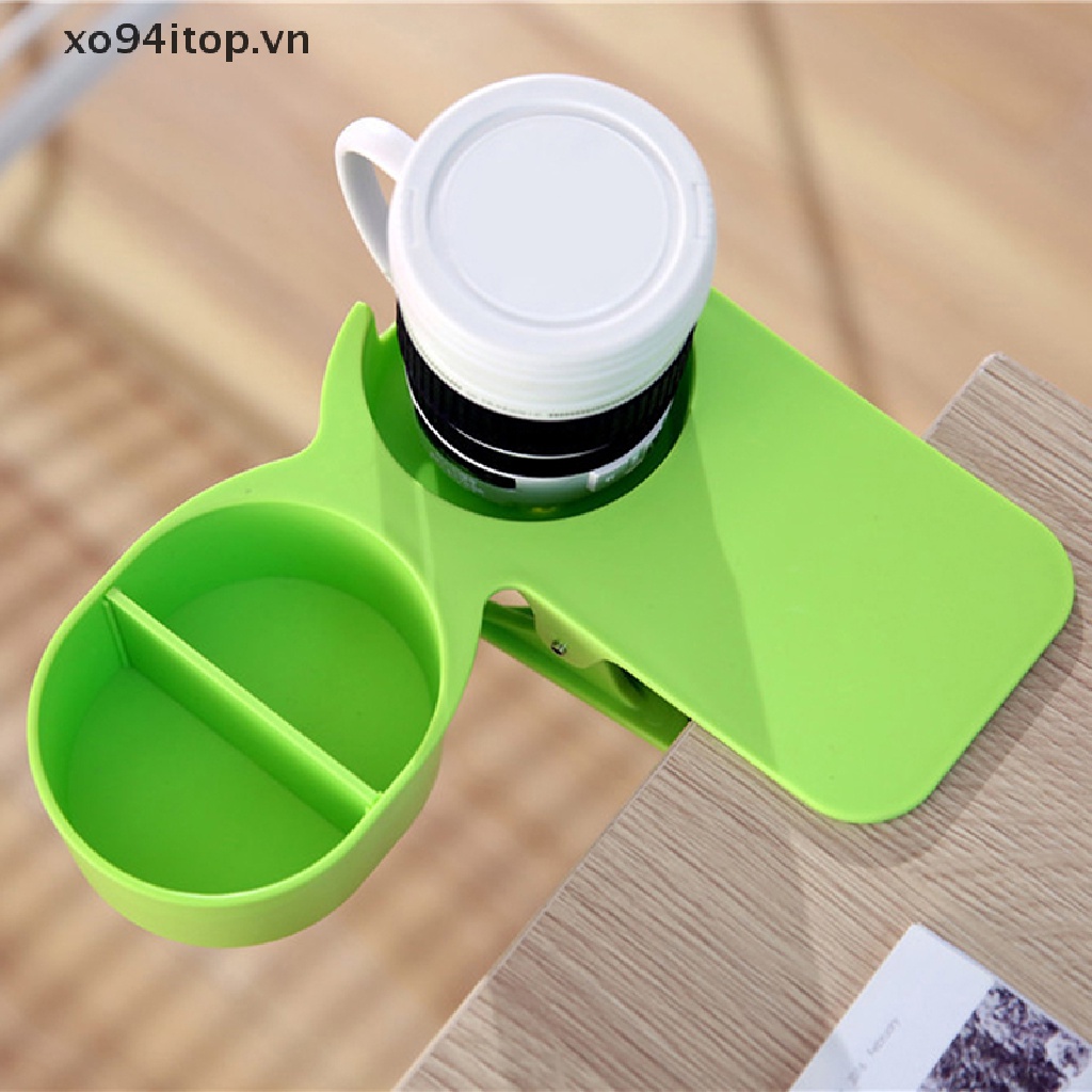 Giá Đỡ Cốc / Chai Nước Kẹp Bàn Tiện Dụng Cho Văn Phòng