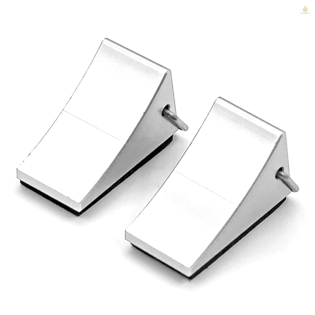 Set 2 Bánh Xe Hợp Kim Nhôm Cho Xe Hơi Điều Khiển Từ Xa 1 / 14 1 / 12 1 / 10