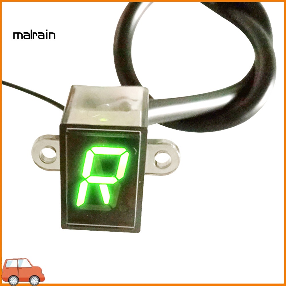 Bộ Cần Số Cảm Biến Hiển Thị Màn Hình LED Kỹ Thuật Số 12V Thông Dụng Cho Xe Máy