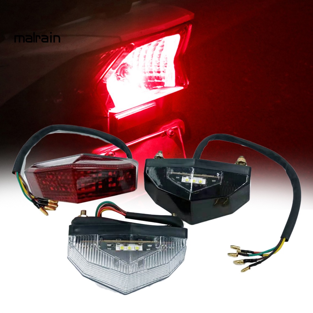 Đèn Hậu Trọng Lượng Nhẹ Đa Năng Cho Xe Mô Tô