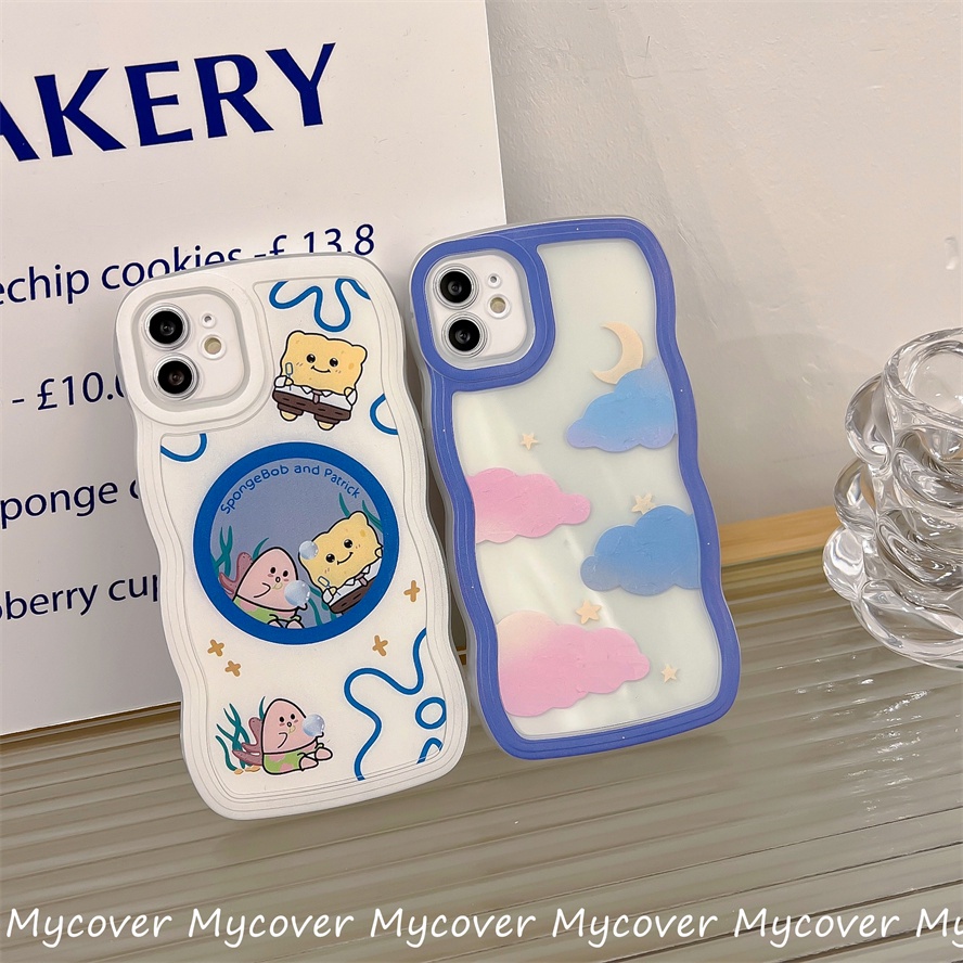 Ốp Điện Thoại Silicon Mềm Hình Đám Mây Hoạt Họa Cho iPhone 14 13 12 11 Pro Max X XR Xs Max 6 7 8 Plus