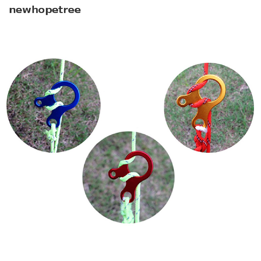 Bộ 10 Móc Khóa Dây Lều Cắm Trại Tiện Dụng