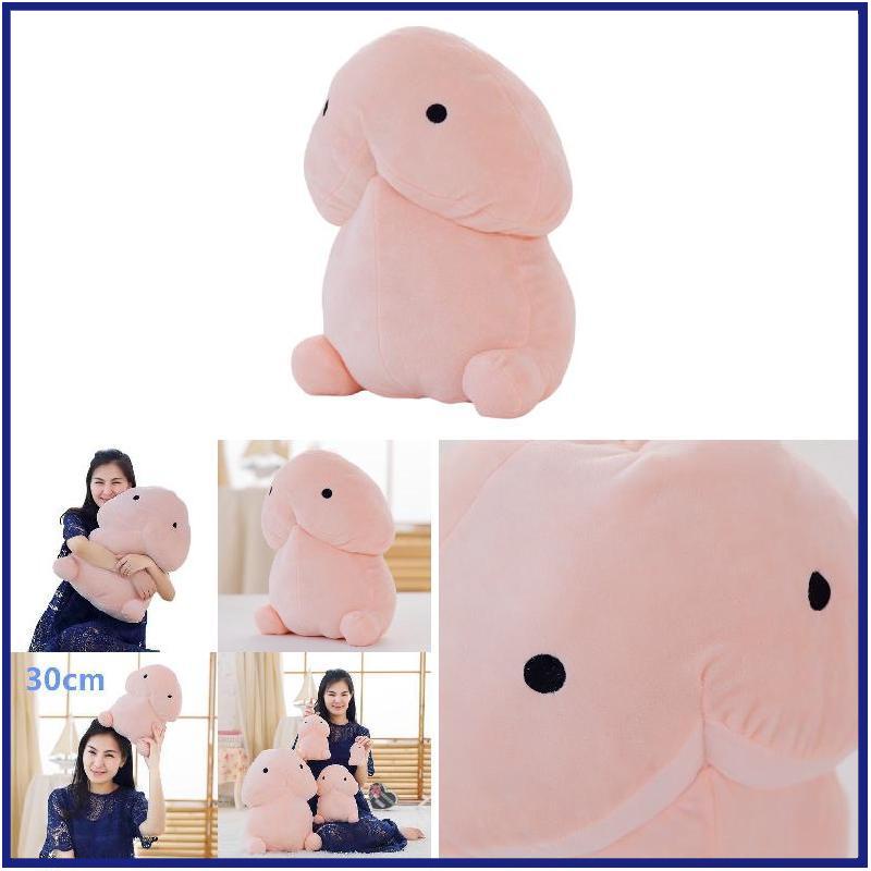 1 Búp Bê Nhồi Bông Penis Đáng Yêu Mềm Mại Trang Trí Nhà Cửa