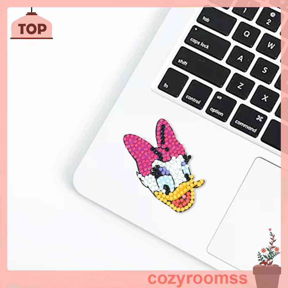 Bộ 6 Tranh Đính Đá Tự Làm Hình Động Vật Nhiều Màu Sắc