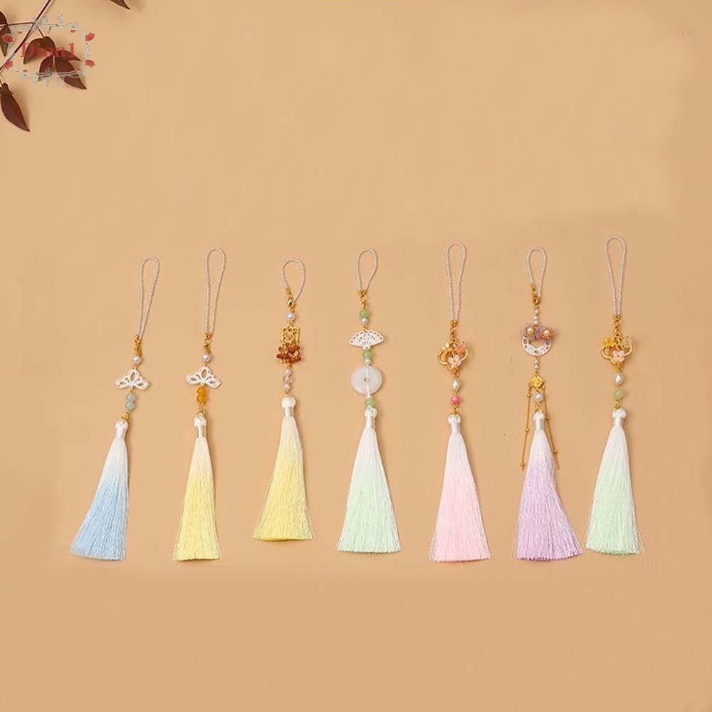 Din1 Phụ Kiện Trang Trí Đầm Sườn Xám Dáng Dài Tua Rua Hoa Bằng Hợp Kim Tinh Tế Đơn Giản Thích Hợp Làm Quà Tặng Cho Bạn