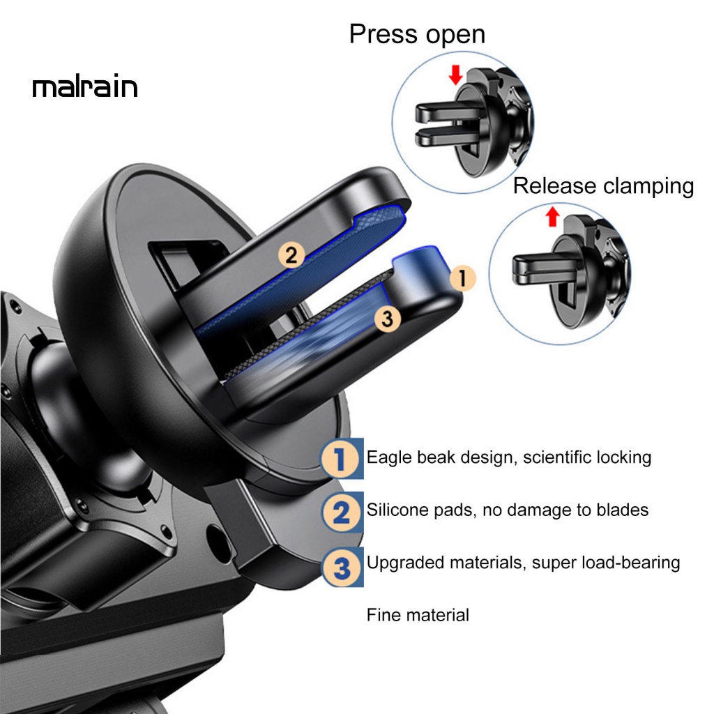 Giá Đỡ Điện Thoại Gắn Khe Điều Hòa Xe Hơi Trọng Lực