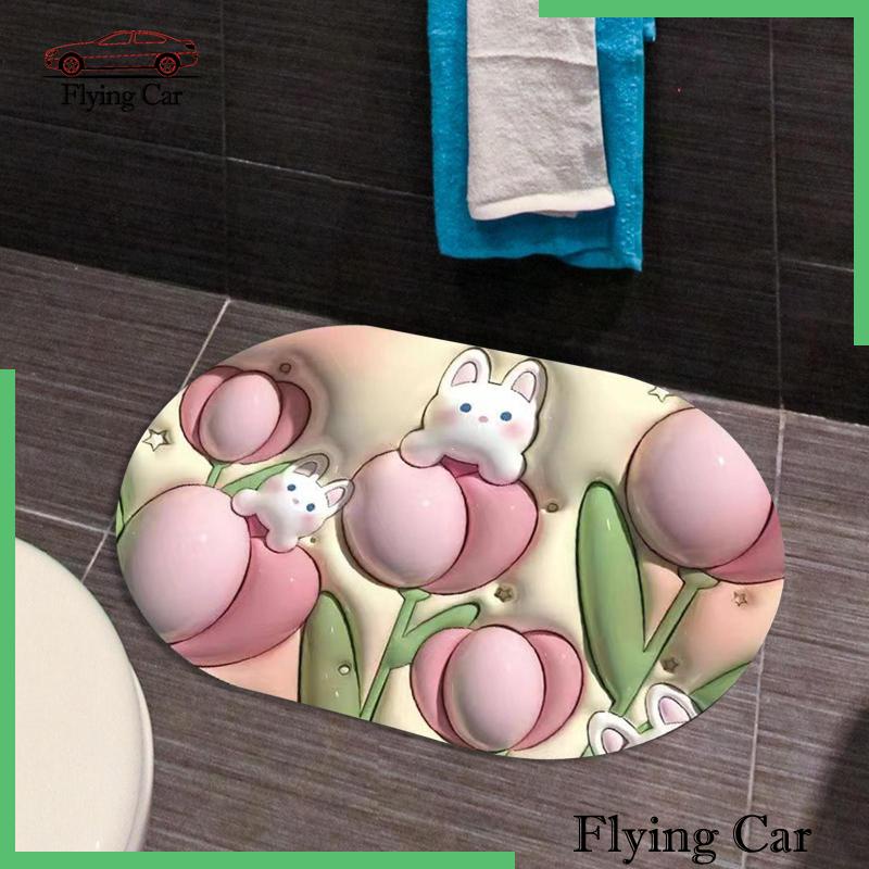 [Lzdjfmy2] Thảm Lót Sàn Nhà Tắm / Nhà Bếp Thấm Hút Nước Chống Trượt