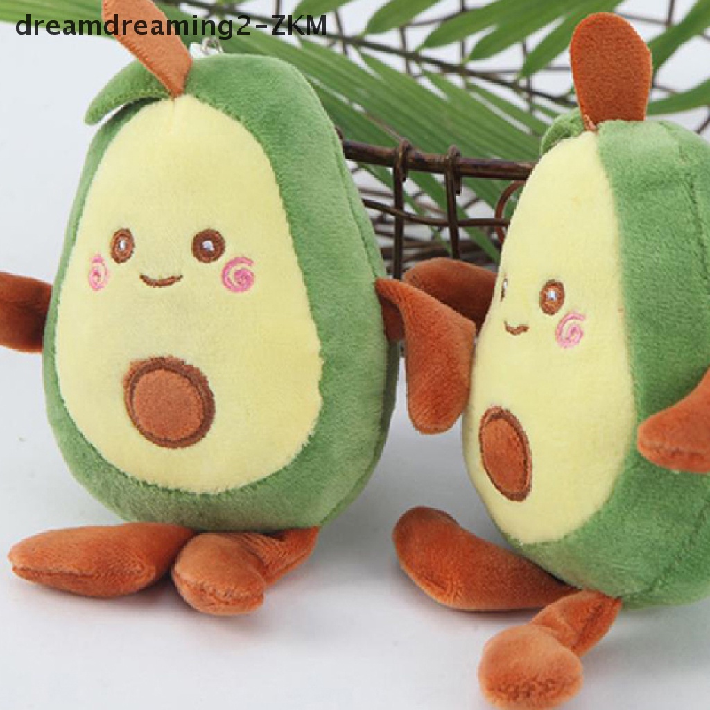 [Dreaming] Móc Khóa Đồ Chơi Nhồi Bông Hình Quả Bơ Hoạt Hình Dễ Thương Làm Quà Tặng Trang Trí Ba Lô [zkm]
