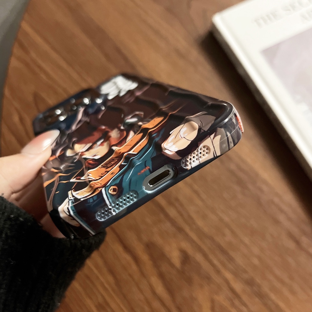 Ốp Điện Thoại PC Cứng Họa Tiết Hoạt Hình Dragon Ball Đơn Giản Chống Rơi Cho iPhone 13 12 11 14 PRO MAX 14 Plus