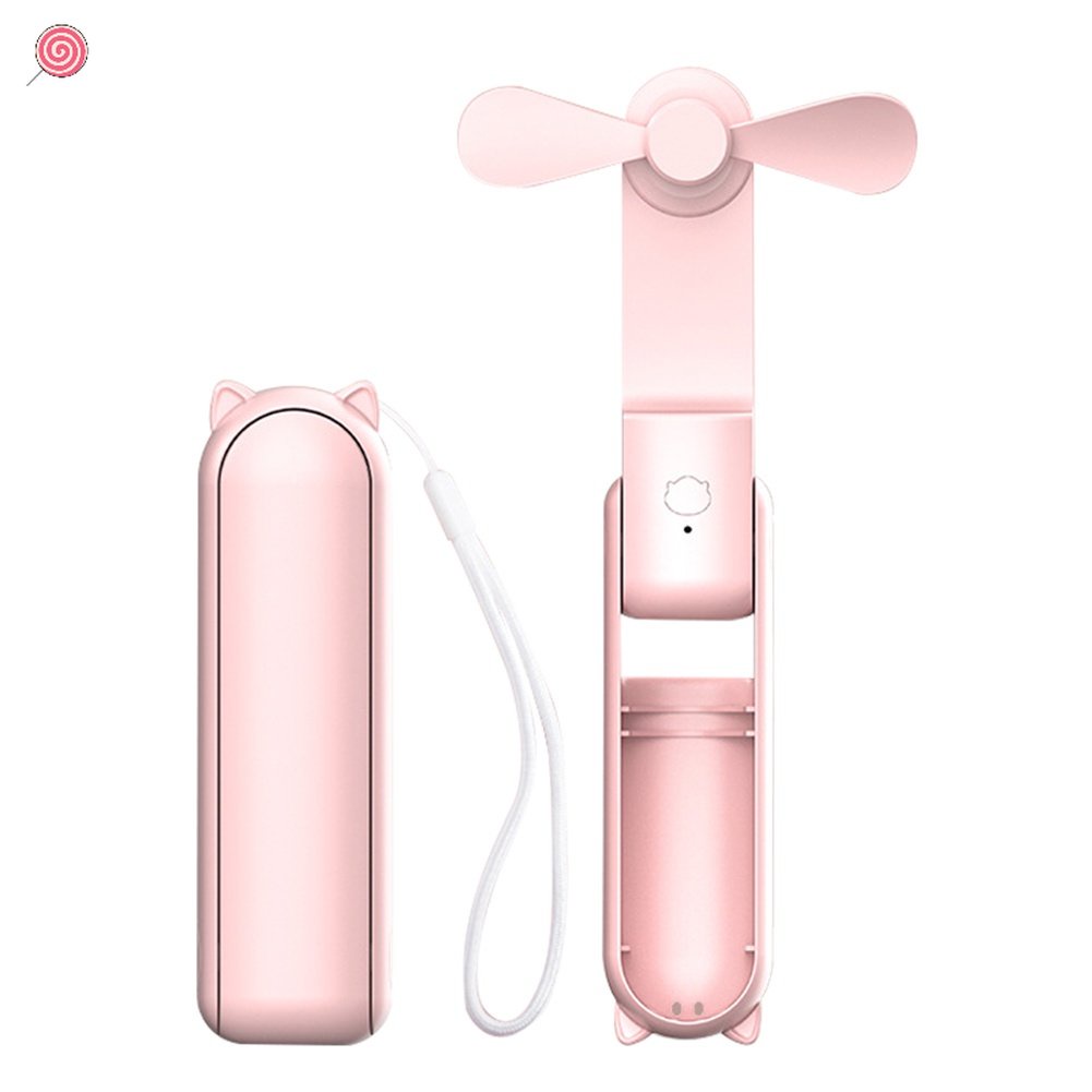 Quạt Mini Cầm Tay Sạc Cổng USB Họa Tiết Hoạt Hình Dễ Thương SJHY0412 HSU