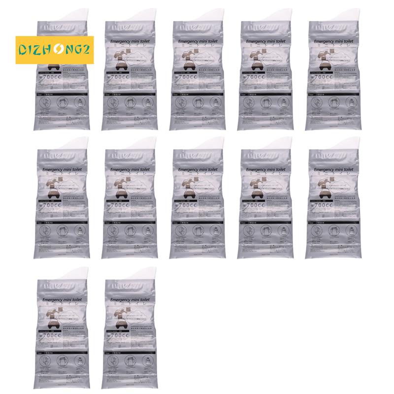 Set 12 Túi Đi Tiểu Khẩn Cấp 700Ml Sử Dụng Một Lần Tiện Lợi Cho Nữ