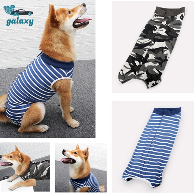 Galaxy Bộ Áo Liền Quần Họa Tiết Rằn Ri Cho Thú Cưng