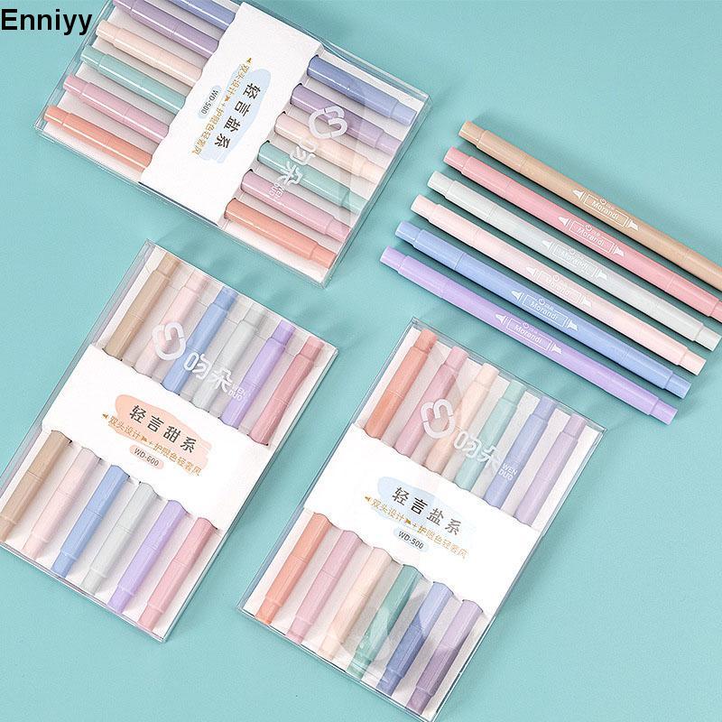 ✨✨Set 6 bút màu highlighter dùng cho học sinh đánh dấu đầu bút siêu mềm