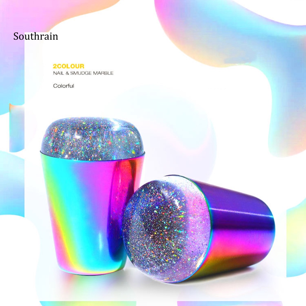 Khuôn Silicone Màu Cầu Vồng Trang Trí Móng Nghệ Thuật