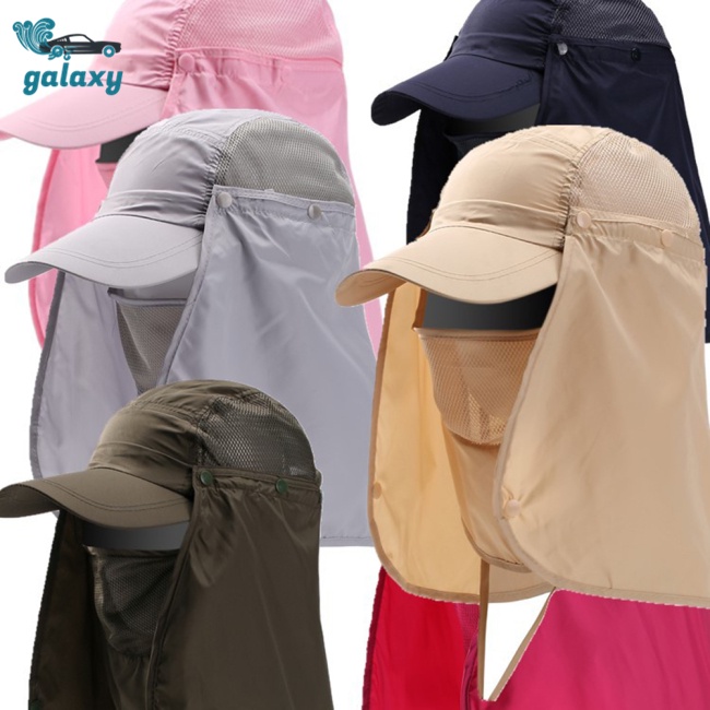 Galaxy Mũ Lưỡi Trai Chống Nắng Thoáng Khí Nhanh Khô Có Dây Đeo Tùy Chỉnh Tiện Dụng Cho Nam Và Nữ Ốp