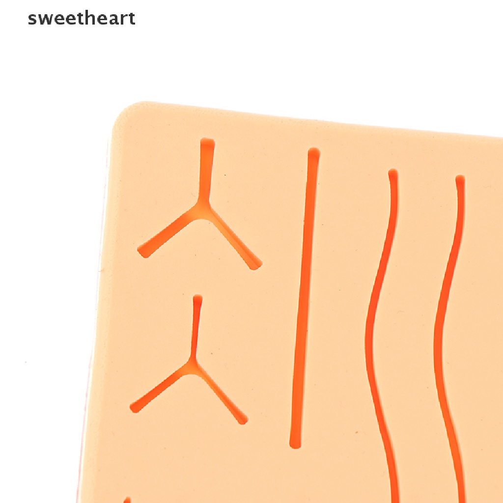 Da y tế khâu thực hành Silicone Pad vết thương mô phỏng phẫu thuật Đào Tạo New