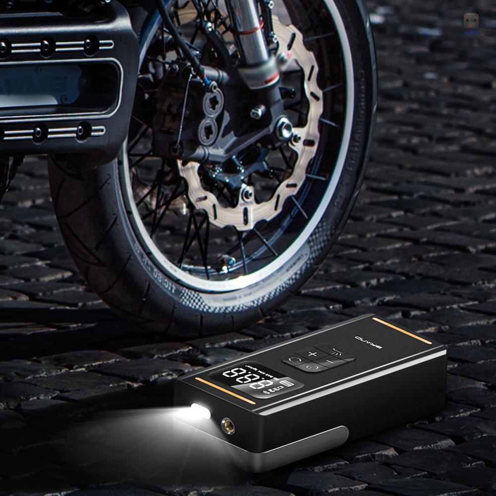 Máy Bơm Lốp Xe Hơi Cầm Tay Không Dây Đa Năng Có Màn Hình Hiển Thị Kỹ Thuật Số