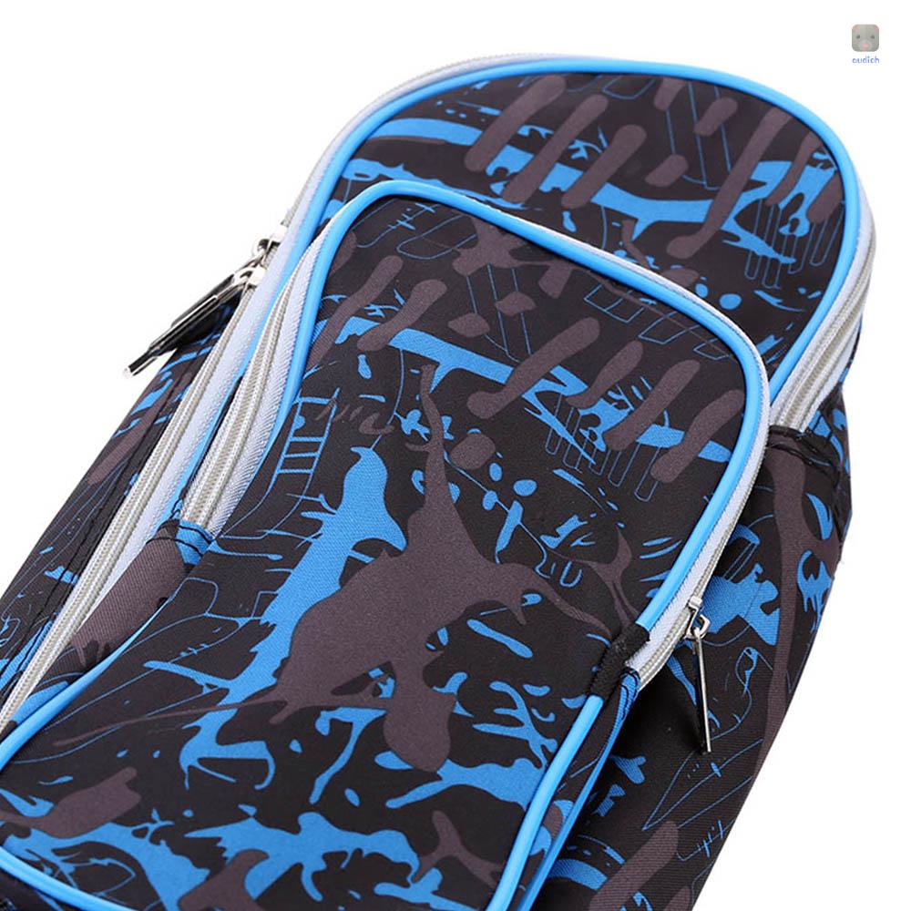 Túi Đựng Đàn Guitar 41Inch 600D Bằng Vải Oxford Chống Nước Thêu Họa Tiết Màu Xanh Rằn Ri