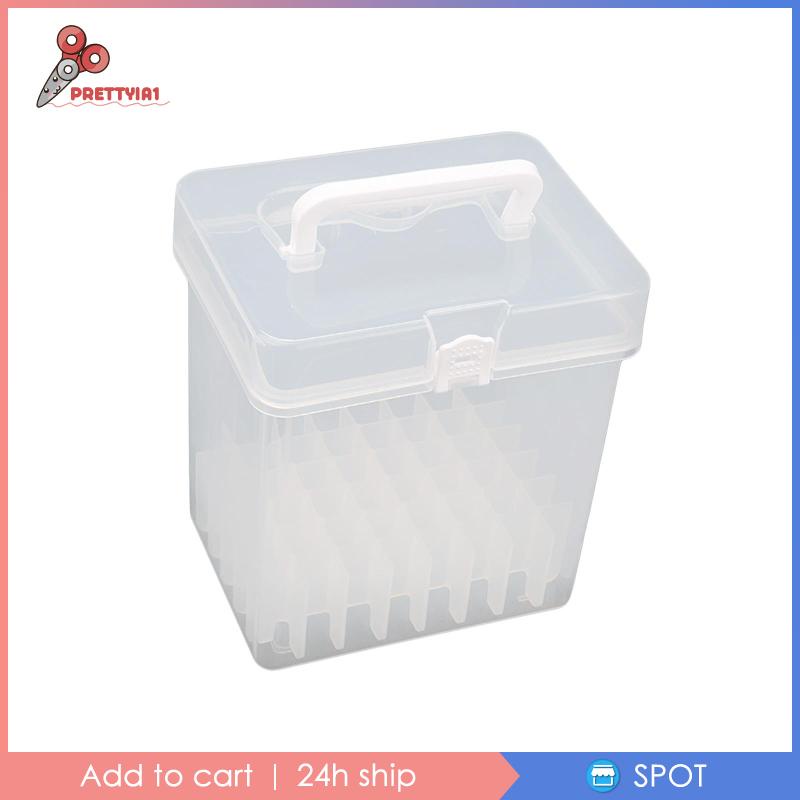 [Prettyia1] Hộp Đựng Bút Đánh Dấu Rỗng Thủ Công Có Tay Cầm Cho Trường Học