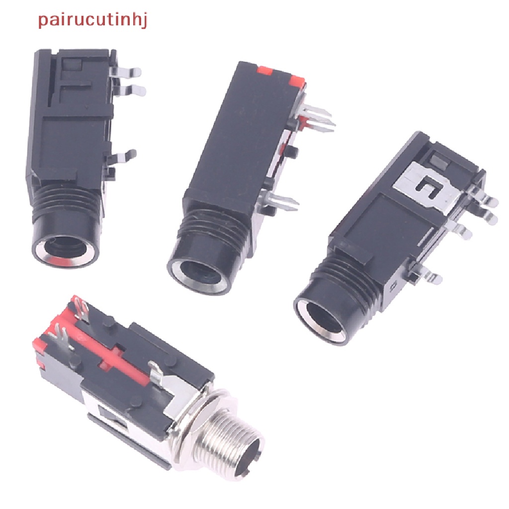 Set 2 Cặp Jack Cắm Âm Thanh 6.35mm 3Pin Chuyên Dụng Dành Cho Micro