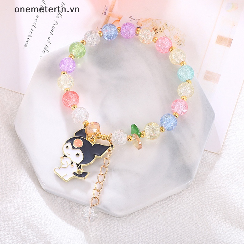 Vòng Tay Hoạt Hình Anime Kuromi Cinnamoroll Mymelody Đáng Yêu Cho Nữ