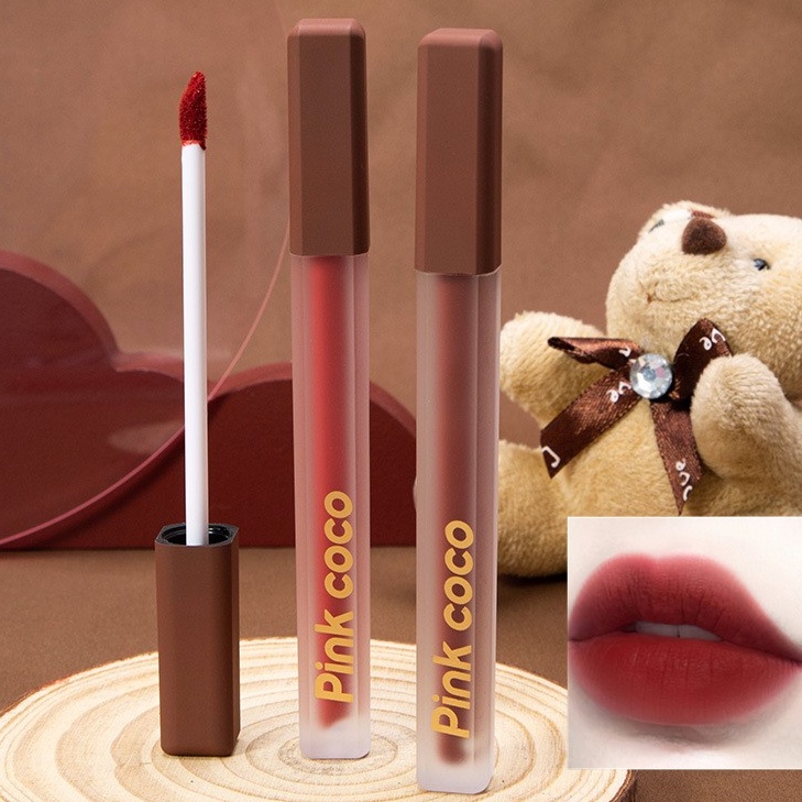 Son Môi Pinkco Dạng Lỏng Chống Thấm Nước Lâu Trôi Không Dính Thành Cốc Nhanh Khô Với 6 Màu Lựa Chọn