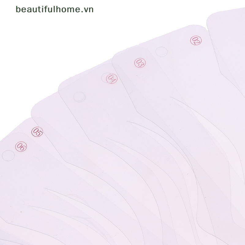 Bộ Khuôn Hỗ Trợ Kẻ Lông Mày 12 Kiểu Tiện Dụng