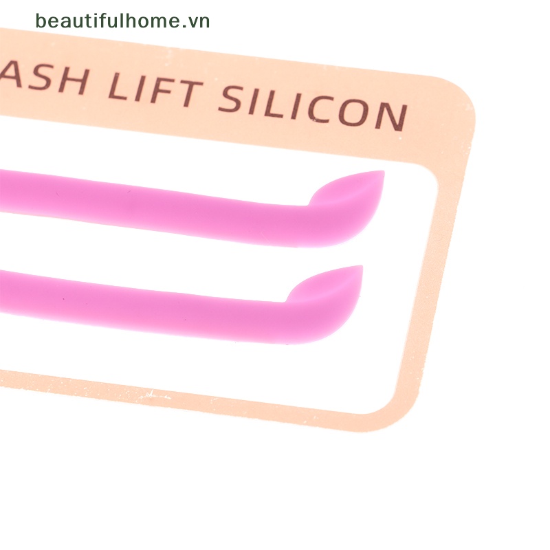 1 Cặp Đệm Silicone Nâng Lông Mi Tiện Dụng