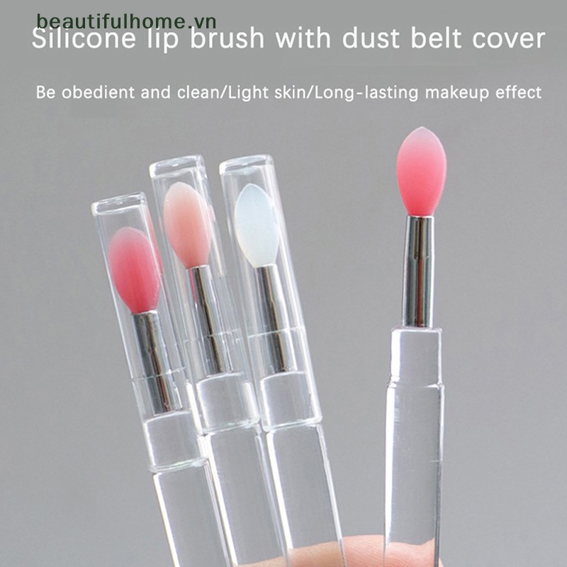 Bộ 3 Cọ Silicone Đắp Mặt Nạ Môi Chống Bụi Tiện Dụng