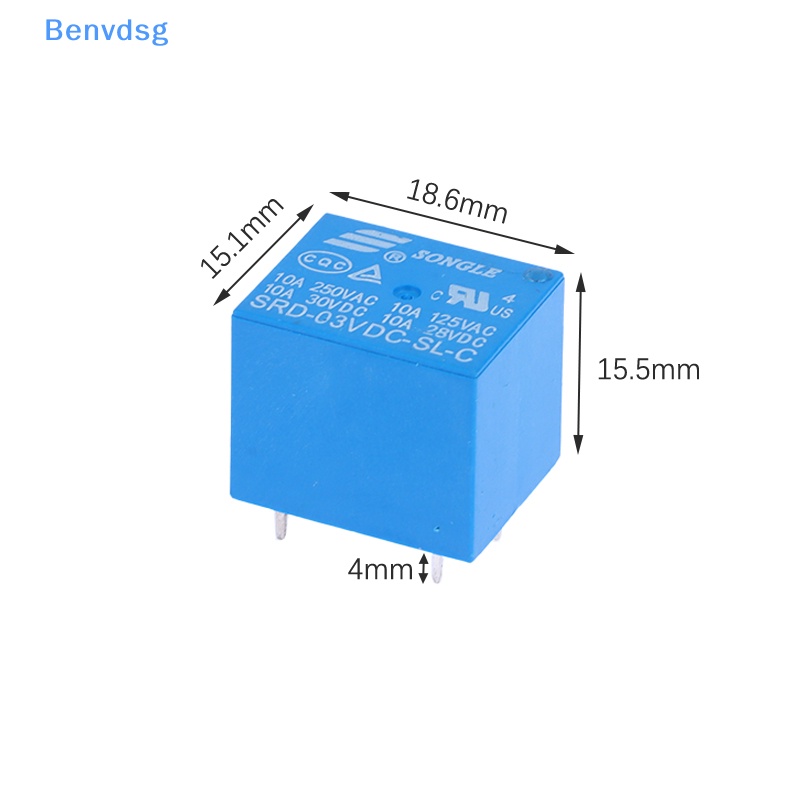 1 Rơ Le SRD-5 VDC-SL-C 4Pin 5Pin 0.3V / 0.5V / 0.6V / 0.9V / 12V / 24V / 48V well