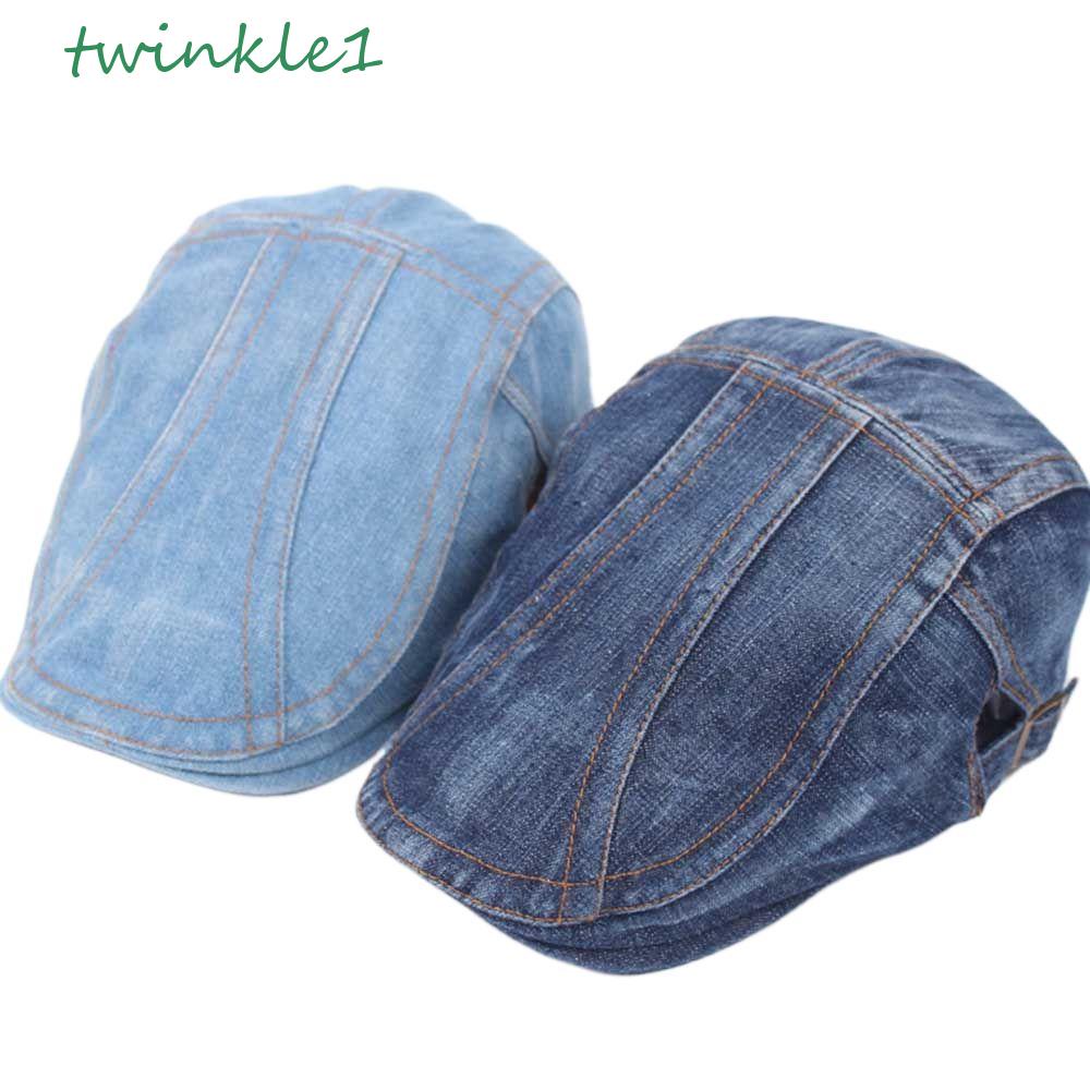 Mũ Nồi Denim Lấp Lánh Màu Sắc Thời Trang Có Thể Điều Chỉnh Cho Nam