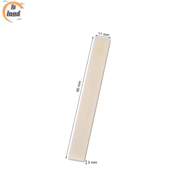 Set 1 / 3 Yên Ngựa Đàn Guitar 90X4X11mm Diy