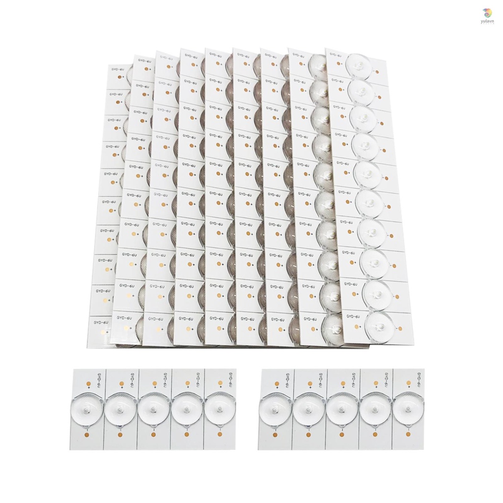 Set 100 Đèn Led 6V SMD 32-65 Bóng Chuyên Dụng Sửa Chữa TV