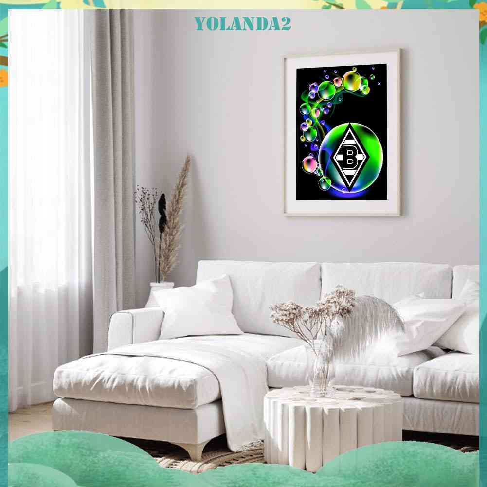 Bộ Tranh Đính Đá 5D Toàn Diện Họa Tiết Logo Độc Đáo DIY Dùng Trang Trí Nhà Cửa